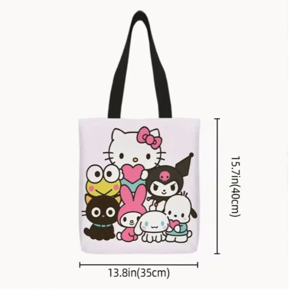 SANRIO Hello Kitty‎ & Friends White Tote Bag (BRAND-NEW & SUPER CUTE!)